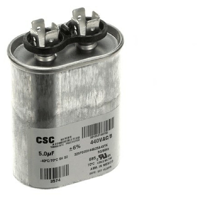 York S1-02420062700 Single Run Capacitor 5mfd 440v Flat