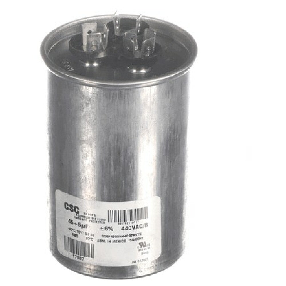 York S1-02425120700 Dual Run Capacitor 45/5mfd 440v Round