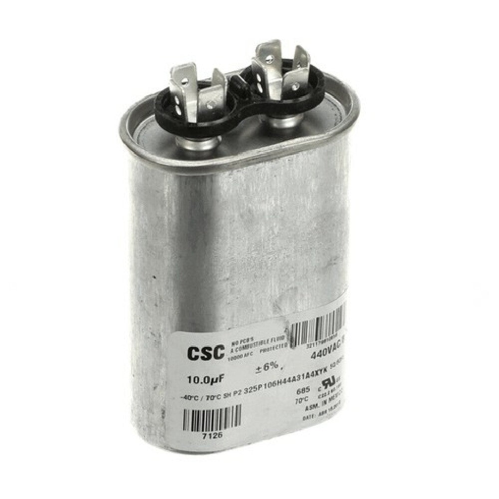York S1-02431404000 Single Run Capacitor 10mfd 440v Flat