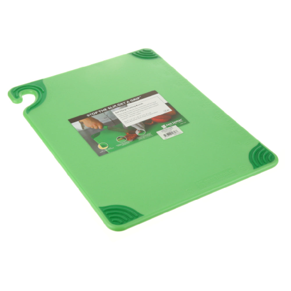 San Jamar SJCBG152012GN 15x20x.5in Gr Cut Brd Saf T Grip