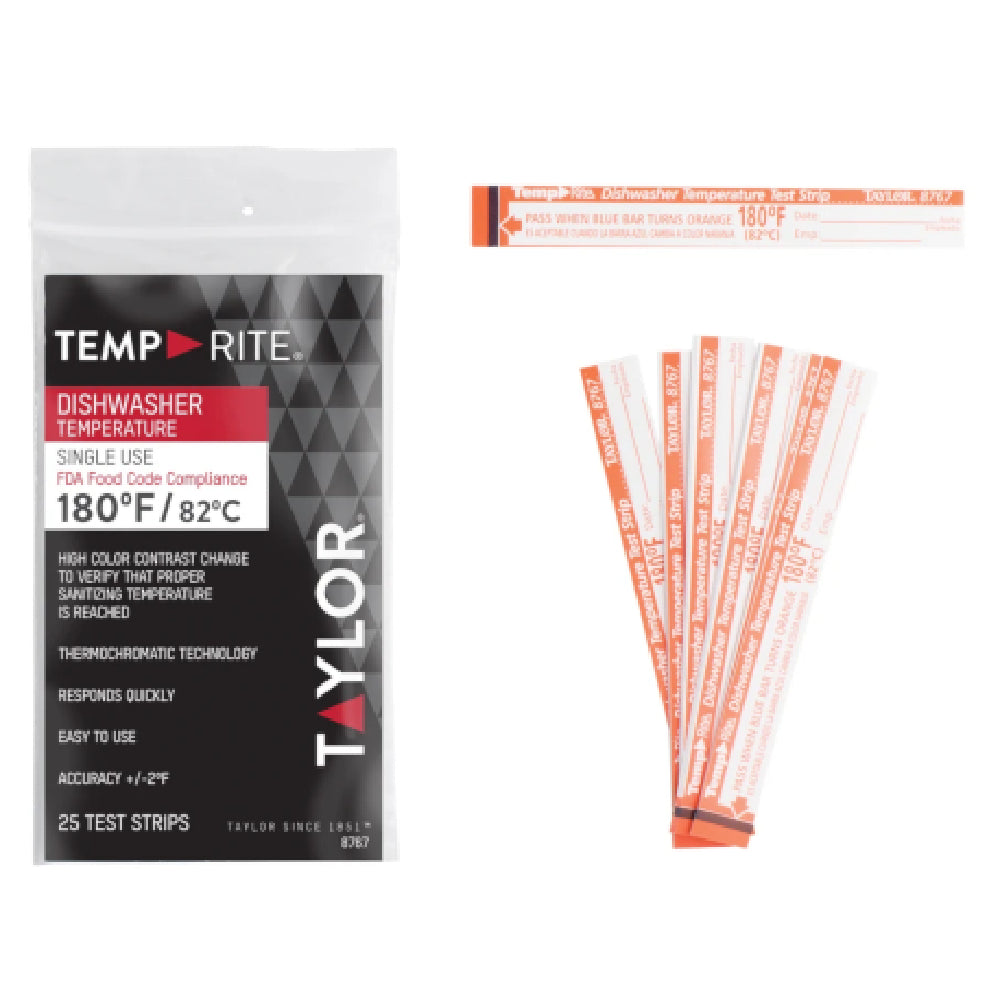 AllPoints 8121658 Test Strips Dishwasher (25 Per Pack)