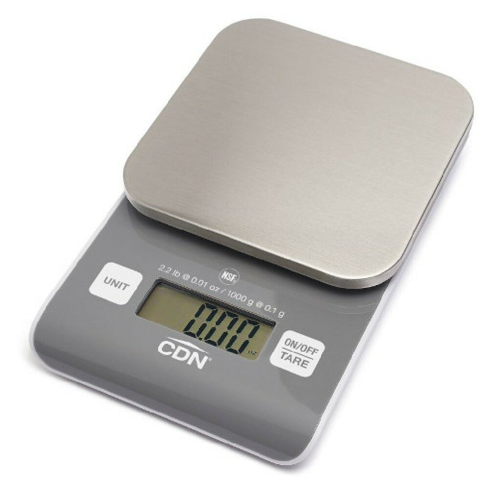 AllPoints 8121672 High Precision Scale Digital 2 Lb Gray