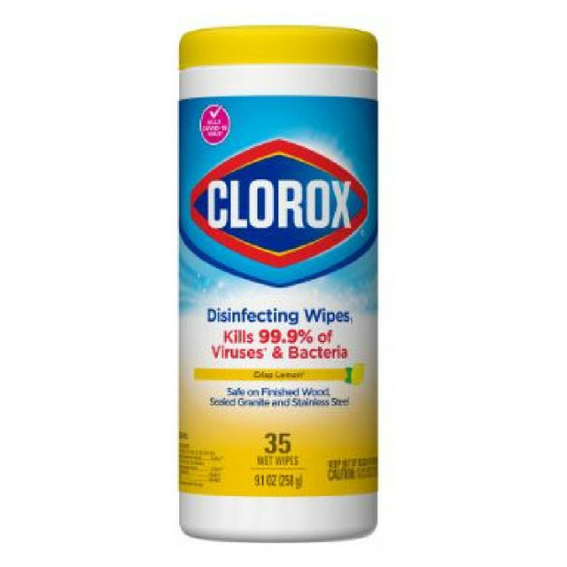 AllPoints 8136304 Clorox Lemon Fresh Wipes 35 Count 12 Per Case