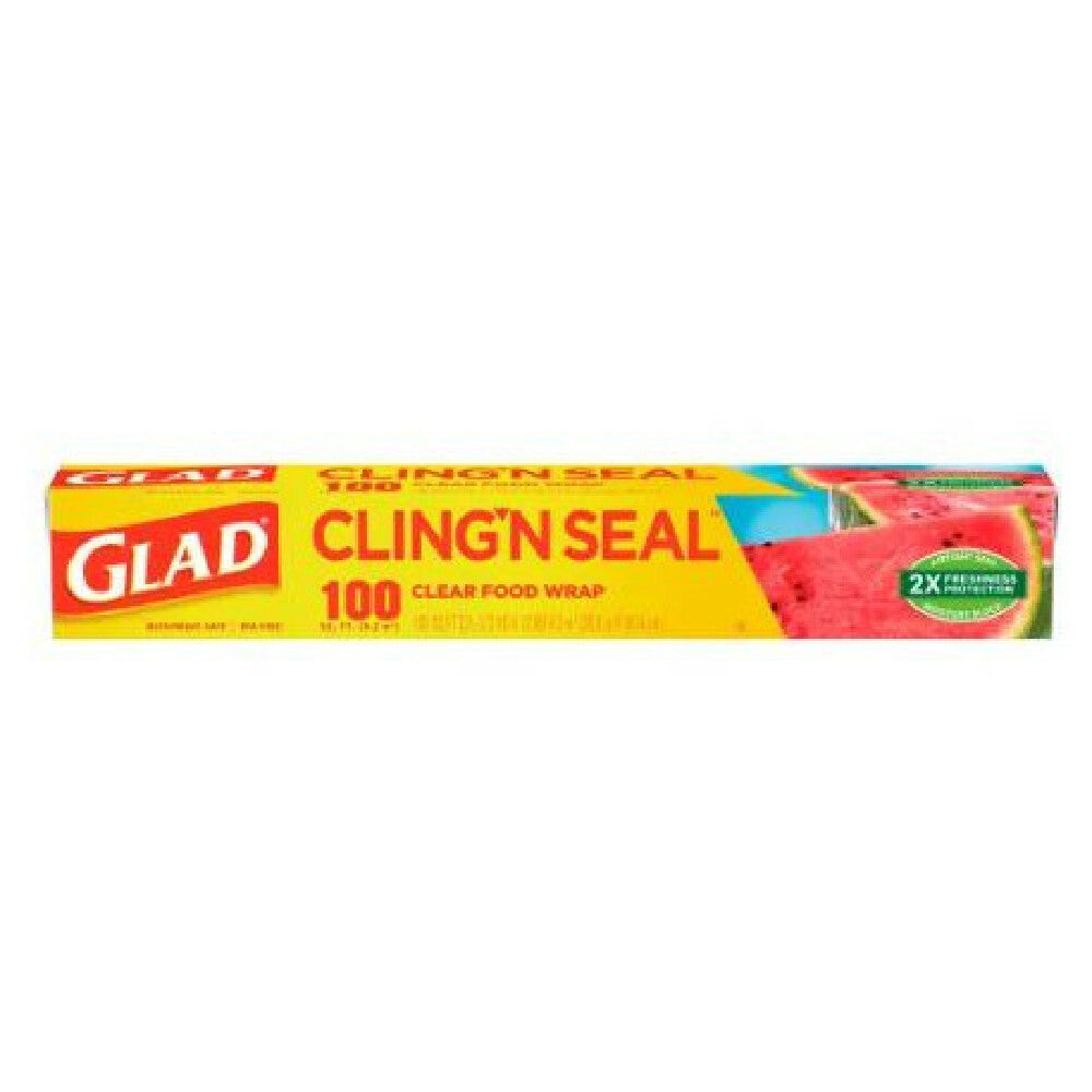 AllPoints 8136317 Glad Cling Wrap 100ft 100 Square Foot