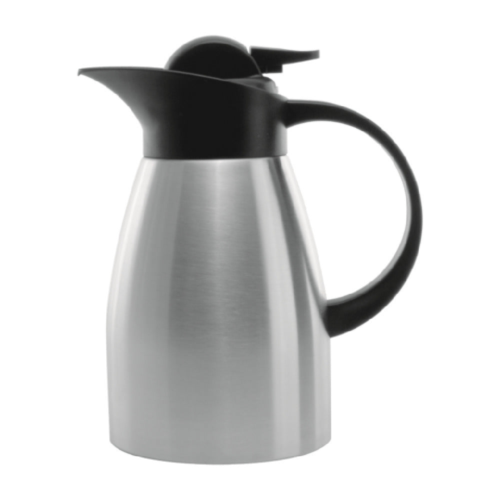 Service Ideas KVP1000 Service Ideas Stainless Touch Carafe Vacuum Insulated 1 Liter