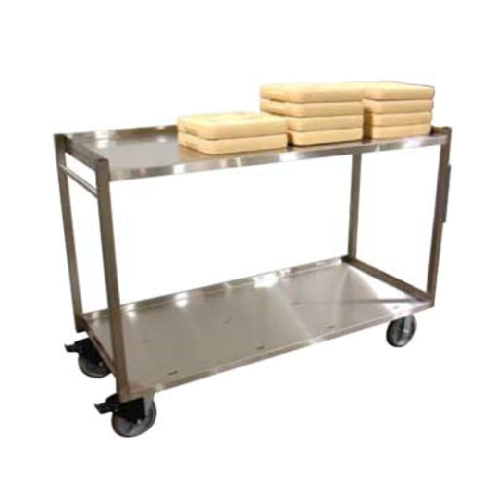 Piper Products ITD-4675 - Correctional Tray Delivery Cart, 2-shelf, 49"W X 28"D X 47"H