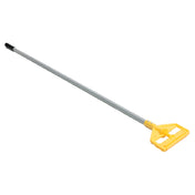 Rubbermaid FGH126000000 Invader® Wet Mop Handle 60"L Aluminum With Yellow Plastic Head