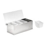 TableCraft Products 1603 - Condiment Holder, 1 Pint, 12" X 5-3/4" X 4-3/4"