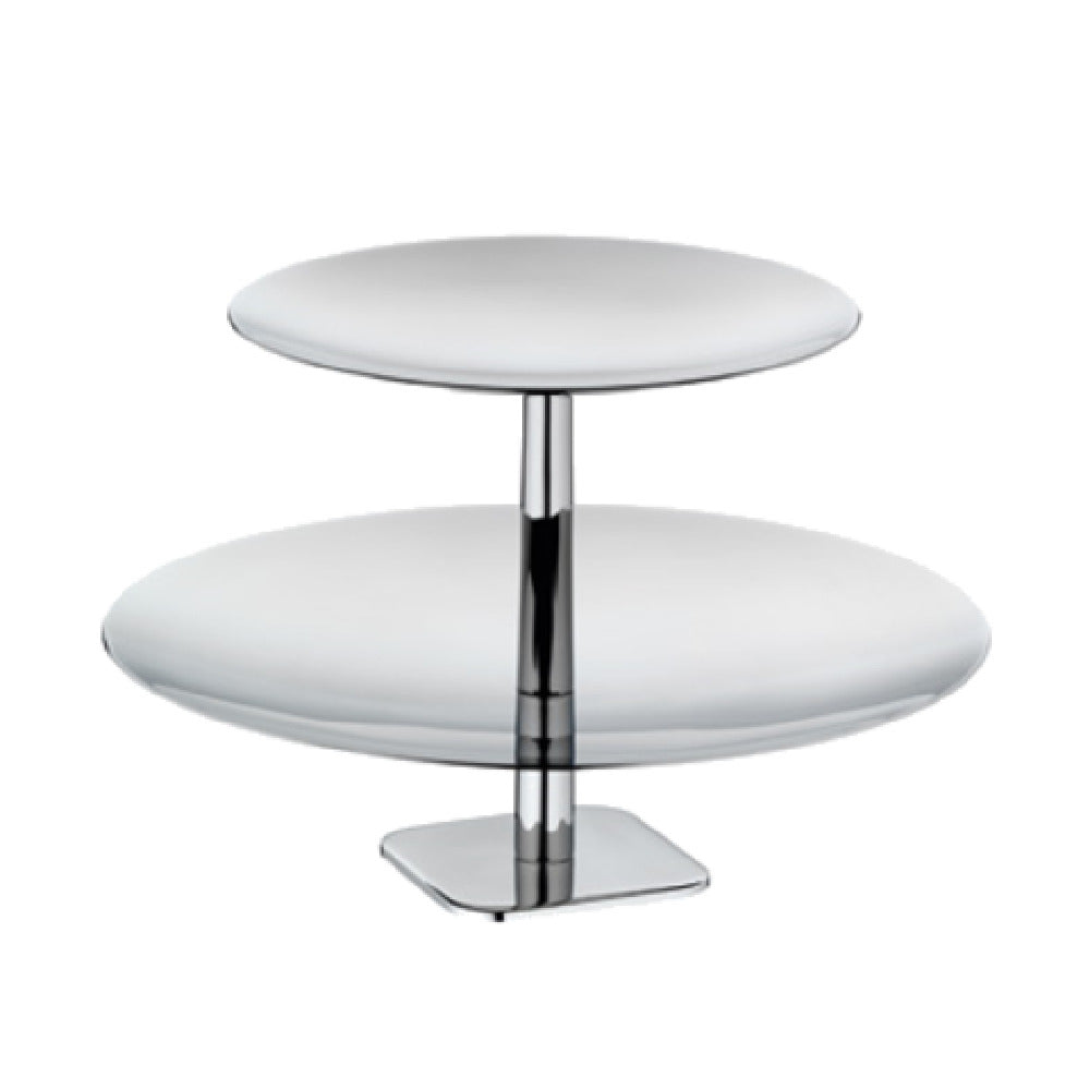 BauscherHepp 55.0066.6040 Pastry Stand 7-3/4" Dia. X 5-1/4"H 2 Tier Etagere