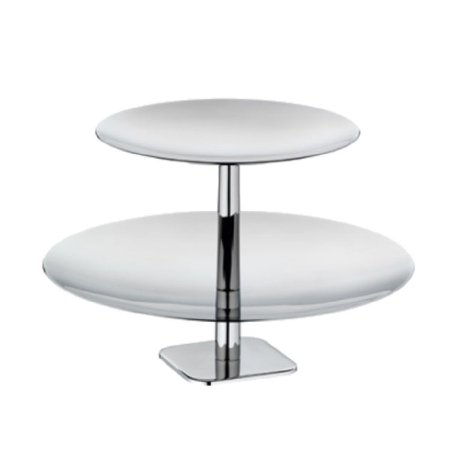 BauscherHepp 55.0066.6040 Pastry Stand 7-3/4" Dia. X 5-1/4"H 2 Tier Etagere