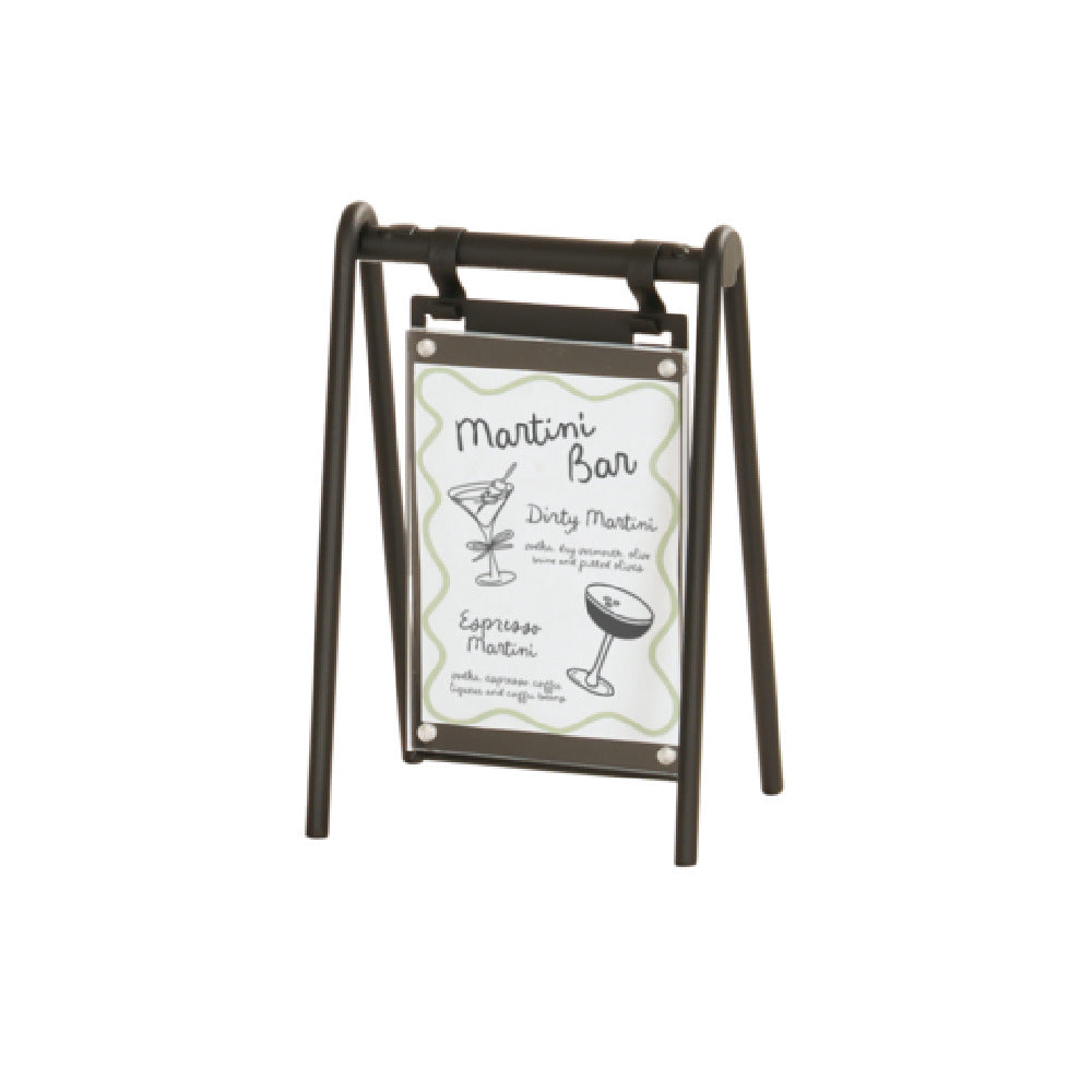 Cal-Mil 23160-47-13 Onyx Hanging Signage 5.5"W X 3"D X 10"H Rectangular