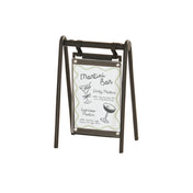 Cal-Mil 23160-47-13 Onyx Hanging Signage 5.5"W X 3"D X 10"H Rectangular