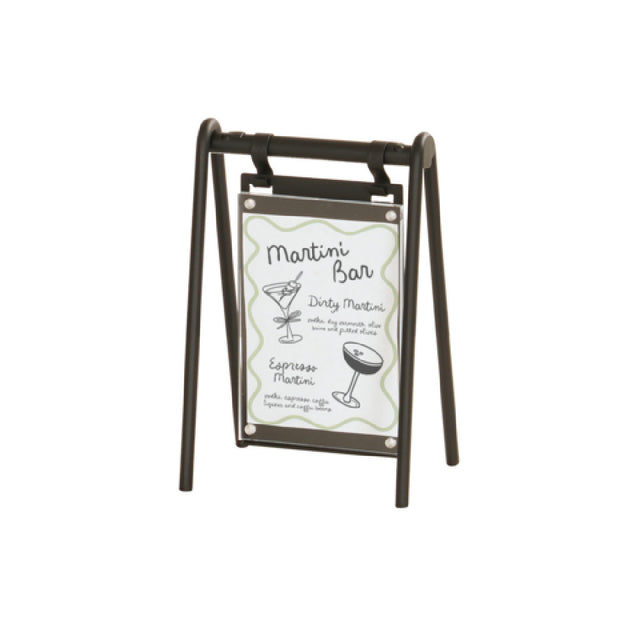 Cal-Mil 23160-47-13 Onyx Hanging Signage 5.5"W X 3"D X 10"H Rectangular