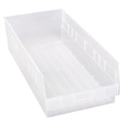 Quantum QSB216CLCS - Economy Shelf Bin, Nesting, 11-1/8"W X 23-5/8"L X 6"H