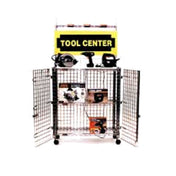 Eagle SDM1436C Secure Display Merchandiser 36"W X 14"D X 40"H Chrome Plated Post & Shelves