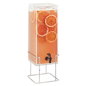 Cal Mil 22002-3INF-49 Mid-Century Beverage Dispenser 3 Gallon Capacity 8-1/4"W X 9-3/4"D X 25-3/4"H