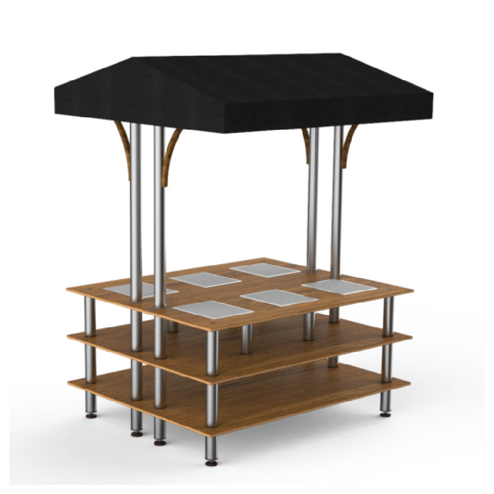 Steelite MGCMLD15BSBF - Square Market Warming Station, 71.0" X 67.0" X 95.5", Modular