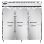 Continental Refrigerator DL3F-SS-HD Designer Line Freezer Reach-in Three-section