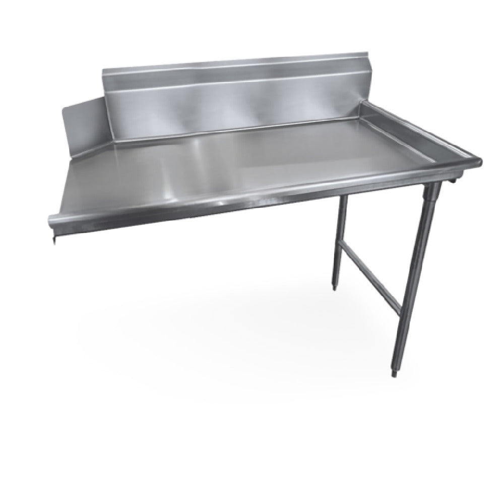 Steel Works Stainless SWCDT-48R Clean Dish Table 30" X 48" X 43-3/4"H 16ga/304 Stainless Steel
