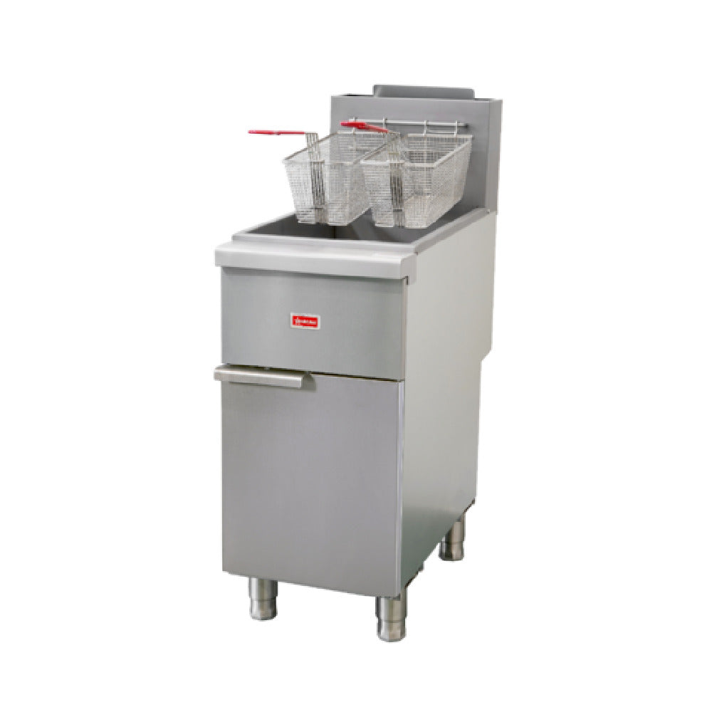 Omcan 48636 (CE-CN-F3-LP) Fryer LP Gas Floor Model