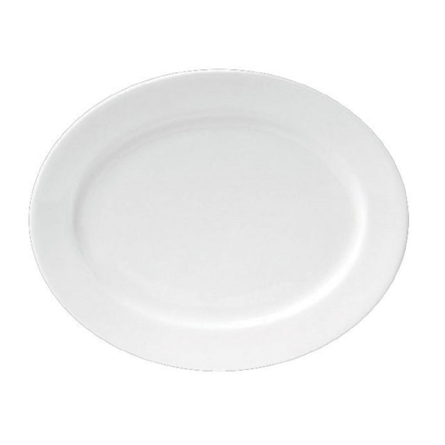 Steelite 6352MP75 - Oval Plate, 9.5", Simple Plus