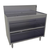 Glastender DBCA-36-LD Underbar Drainboard Open Front Cabinet Base 36"W X 19"D