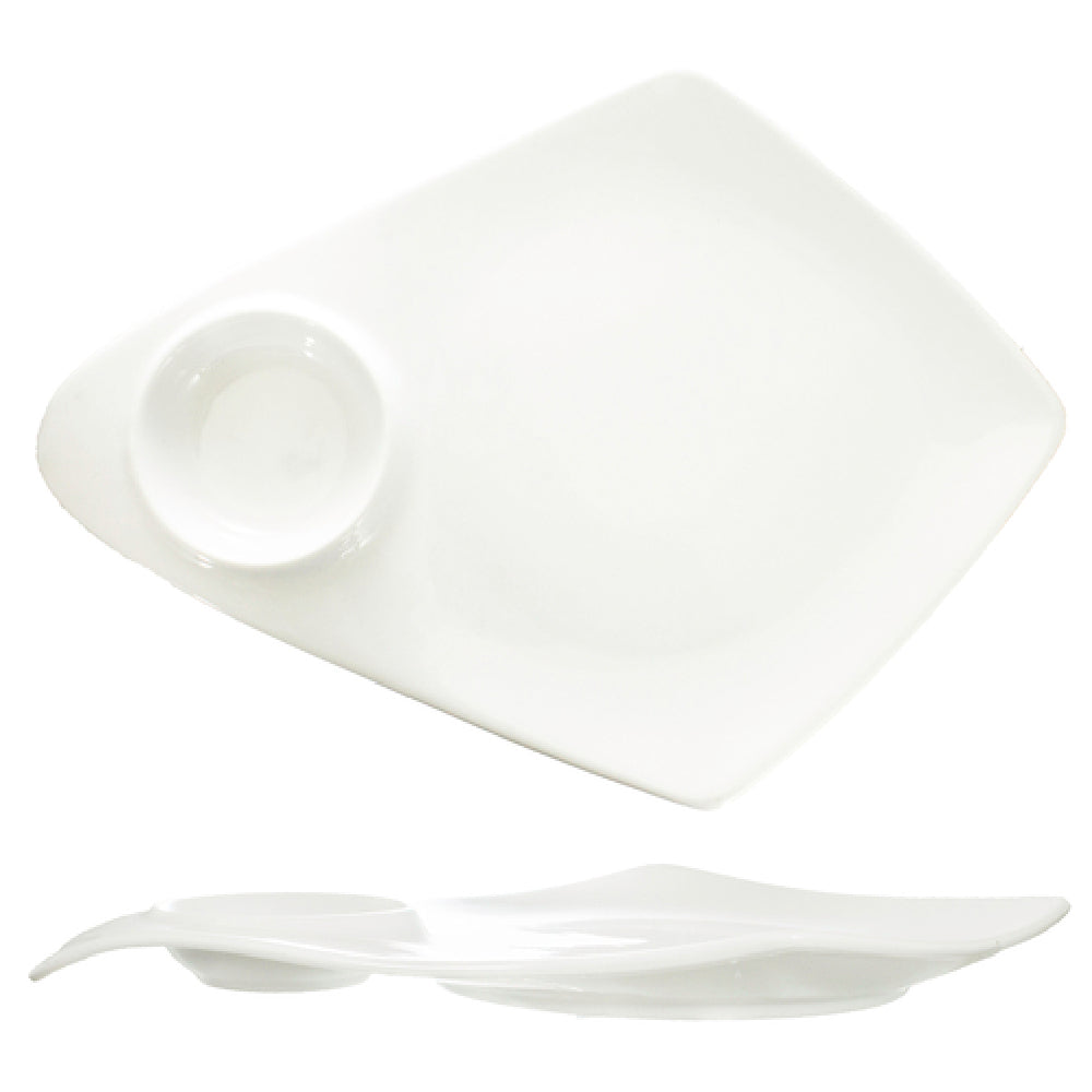 International Tableware KT-160 Plate 16" With 3-1/2 Oz. Round Well