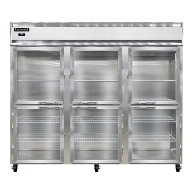 Continental Refrigerator 3RENSAPTHD-GD-SD Extra-Wide Refrigerator 75 Cu. Ft. Capacity