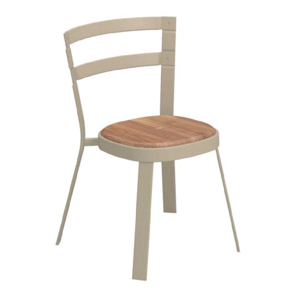 Emuamericas, Llc E655T-50-82 - Thor Stacking Side Chair, Outdoor/indoor, Tubular Steel Ladder Back