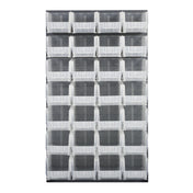 Quantum QLP-3661-240-28CL Louvered Panel Wall Mounted 36"L X 15"D X 61"H