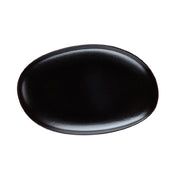 CAC China MOT-41-BLK Morton Platter 9"L X 14.25"W X 1.25"H Porcelain