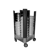 Cres Cor 50110480B Dish Dolly For Banquet Cover Rings Open Frame Mobile Design