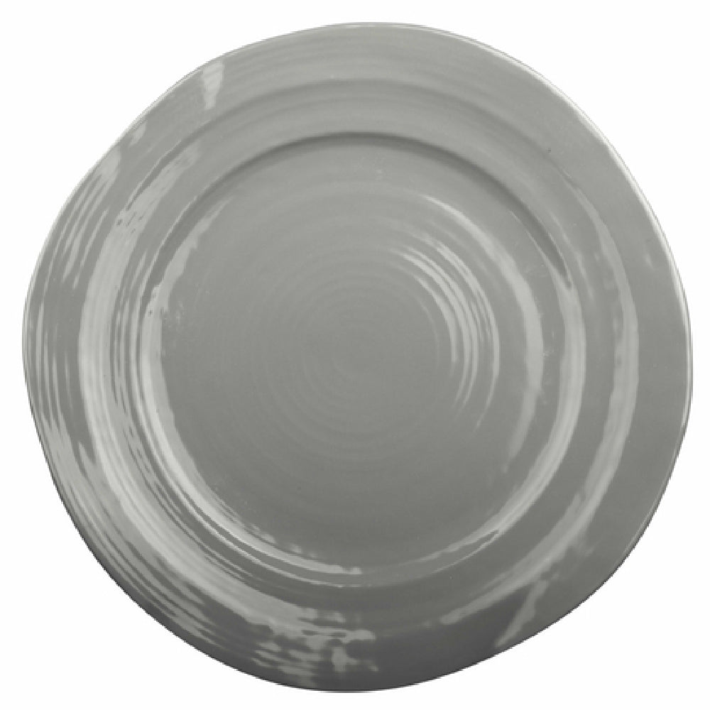 Elite Global Solutions D750-G Plate 7-1/2" Dia. X 3/4"H Irregular Round
