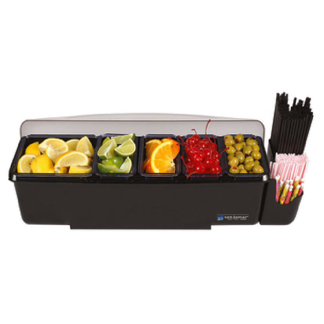 CFS Brands BD4005E - San Jamar - The Dome® Garnish Center, 22"L X 7-1/2"W X 8-1/2"H