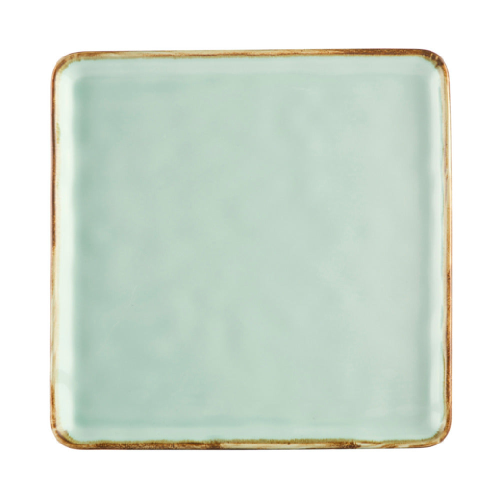 CAC China PMS-SQ16-G Palm Springs Plate 10L X 10"W X 1/2"H Square
