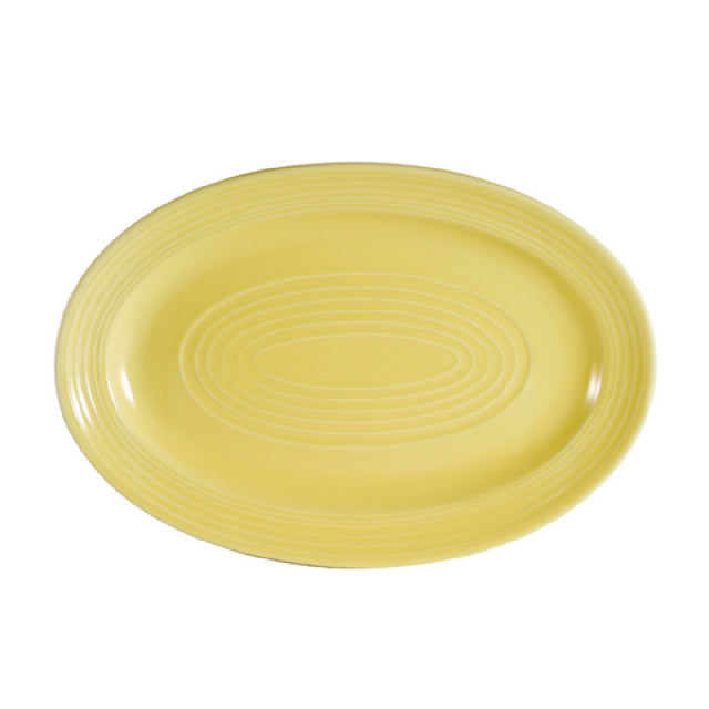 CAC China TG-13-SFL Tango Platter 11-3/4"L X 8"W X 1-1/4"H Oval
