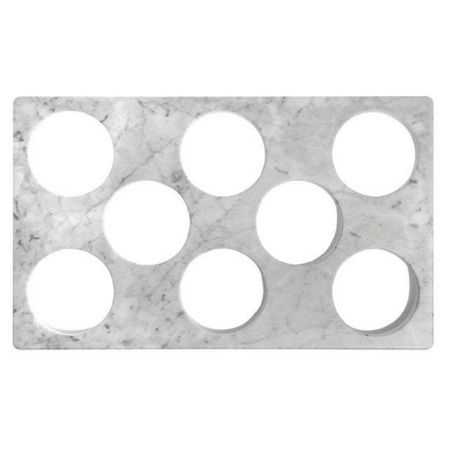 Hubert 67250 - Cold Tile, For Contemporary & Curveware Bain Maries, 8-compartment
