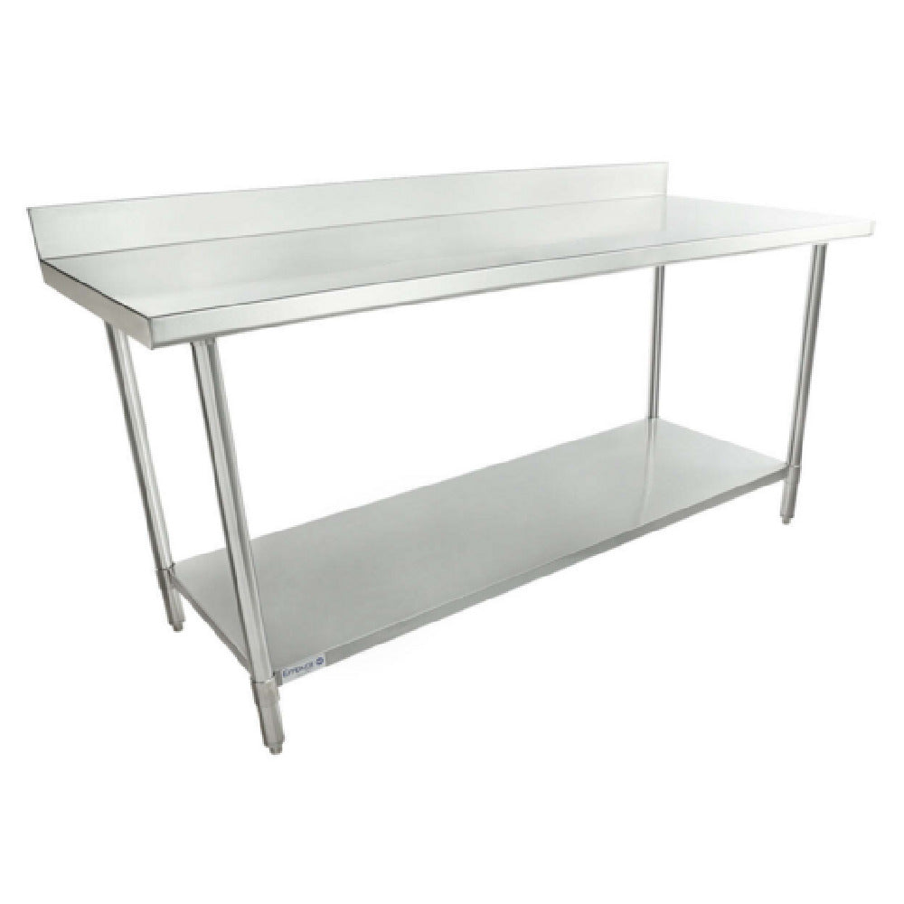 Empura SWT4B3072 - Work Table, 72"W X 30"D X 35"H, 4" Backsplash