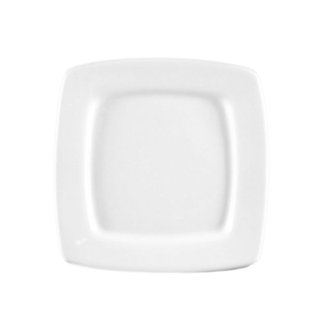 CAC China RCN-S6Q Clinton Plate 6-7/8"L X 6-7/8"W X 1/2"H Square In Square