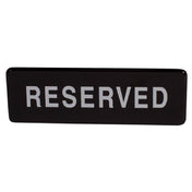 Winco SGN-328 Information Sign 9" X 3"H "RESERVED"