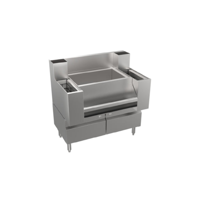 Krowne KR24-M36CS-10 - Royal Series "Casino Workstation", Ice Bin/Bottle Section