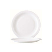 Cardinal X0611 - Arcoroc, Restaurant White Rim Plate (D:9.25''), ['Opal']