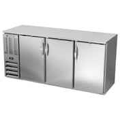 Beverage Air BBN72HC-F-S - Refrigerated Food Rated Back Bar Storage Cabinet, Three-section