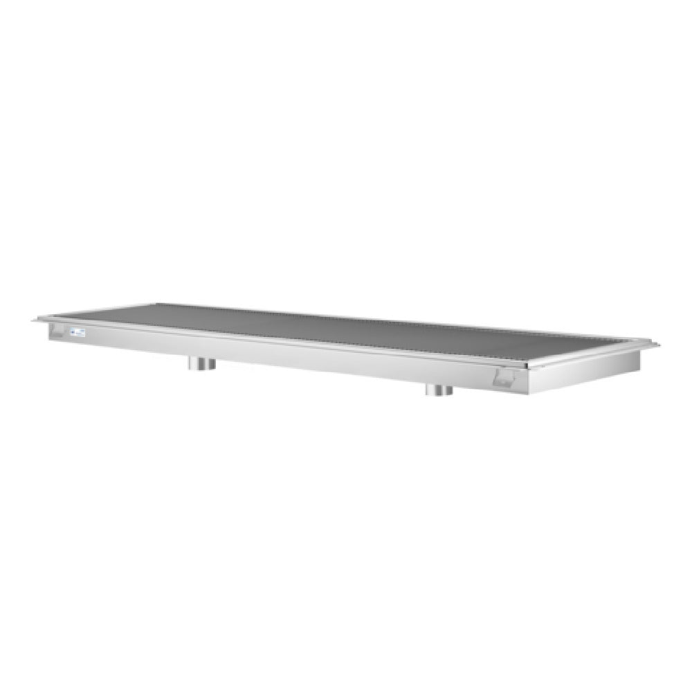 Koolmore KM-FTG-2442 KoolMore Commercial Floor Trough Drain 42"W X 24"D 4"dia. Drain Connections