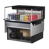 Turbo Air TOM-36L-UF-W(B)-1SI-N Drop-In Horizontal Open Display Case Low Profile