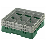 Cambro 9S434119 Camrack® Glass Rack With (2) Soft Gray Extenders Full Size