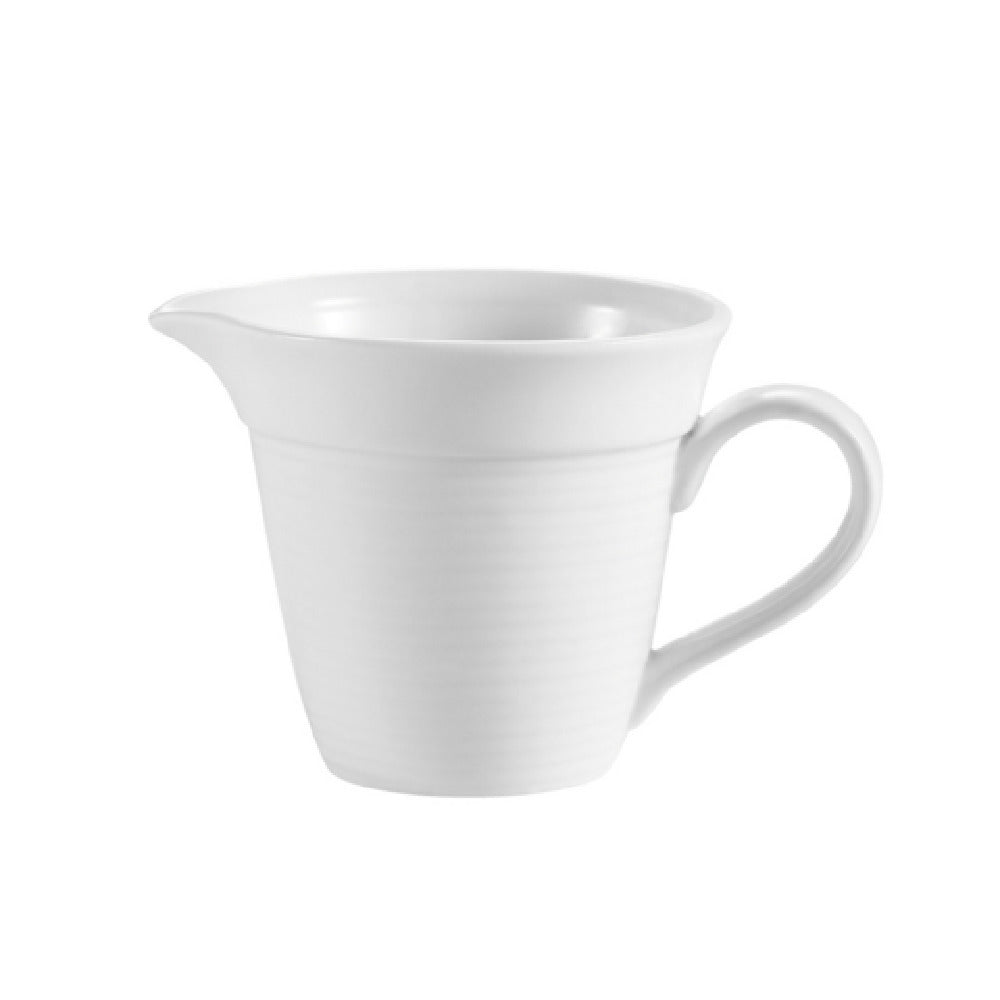 CAC China HMY-PC Harmony Creamer 6 Oz. 4-1/2"L X 3-1/8"W X 3"H