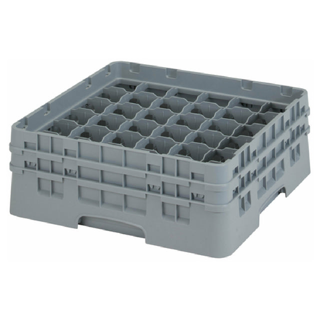 Cambro 36S434151 Camrack® Glass Rack With (2) Soft Gray Extenders Full Size