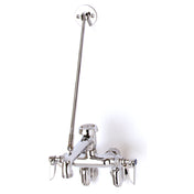 T&S Brass B-0668-POL Service Sink Faucet 2-1/4" To 8-1/4" Adjustable Centers 9-1/2" From Back Of Inlets To Center Of Outlet