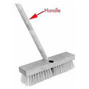 Carlisle Foodservice 4026100 Tapered Wood Handle 54 In L X 1 1/8 In D